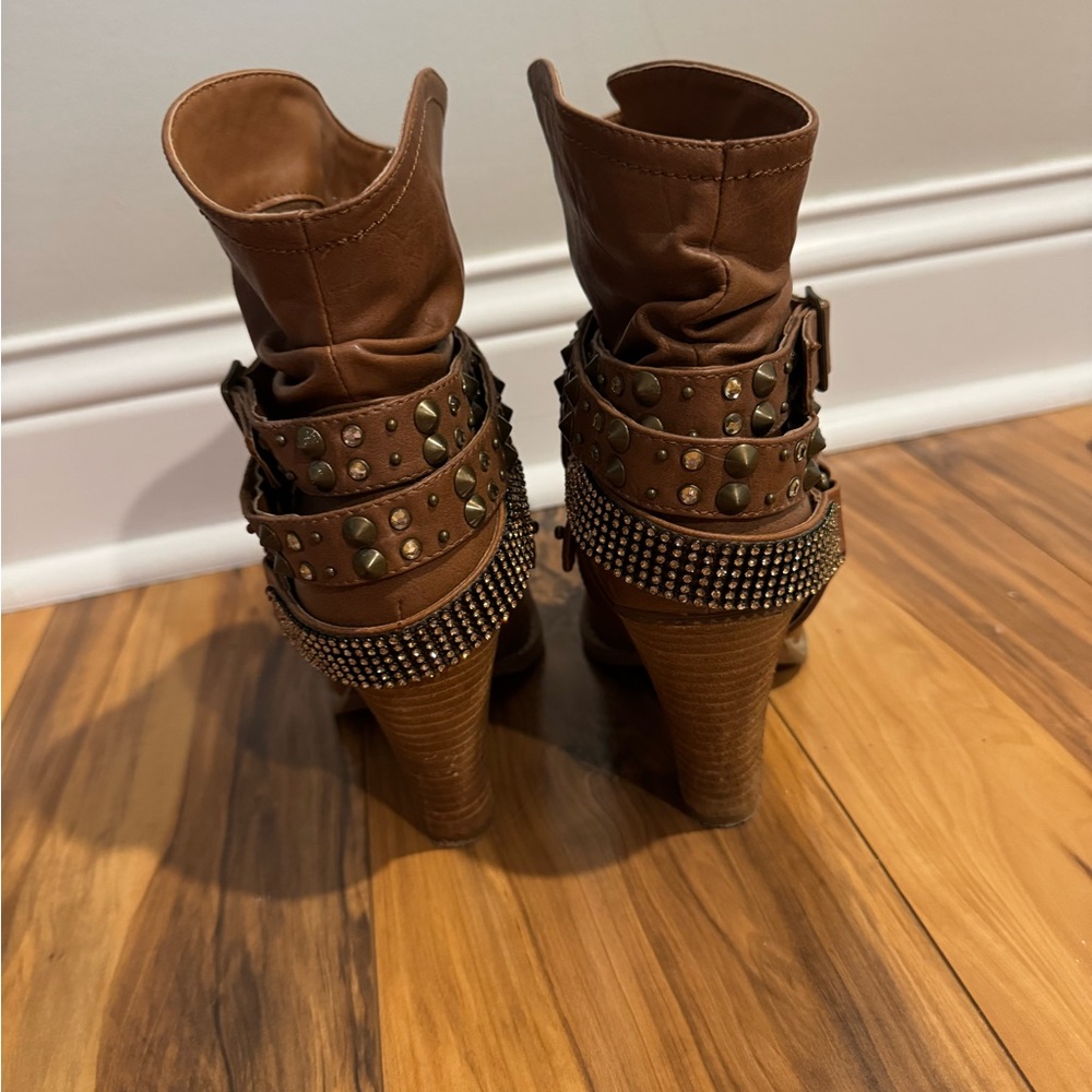 Brown Booties - Picture 3 of 6